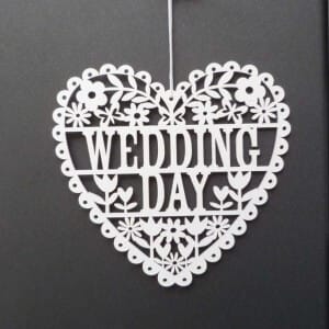 wedding-day-fret-white-sign-gisela-graham
