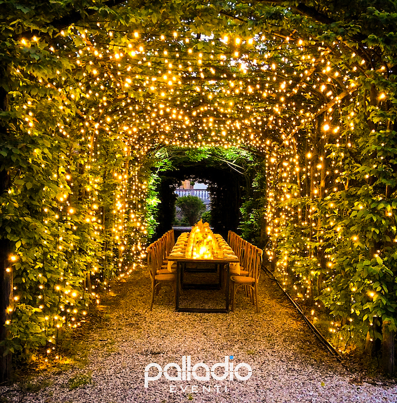 tunnel luci lucine micoled matrimonio taglio torta noleggio service